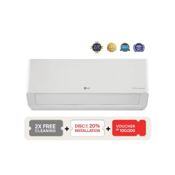 Front view of 1 PK DUALCOOL AC Inverter New Terminator Basic K09NVA